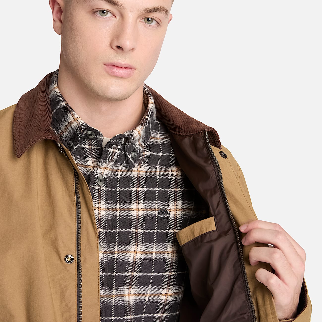 Wenham Water Repellent Field Coat for Men in Brown TBL Brown ALT3