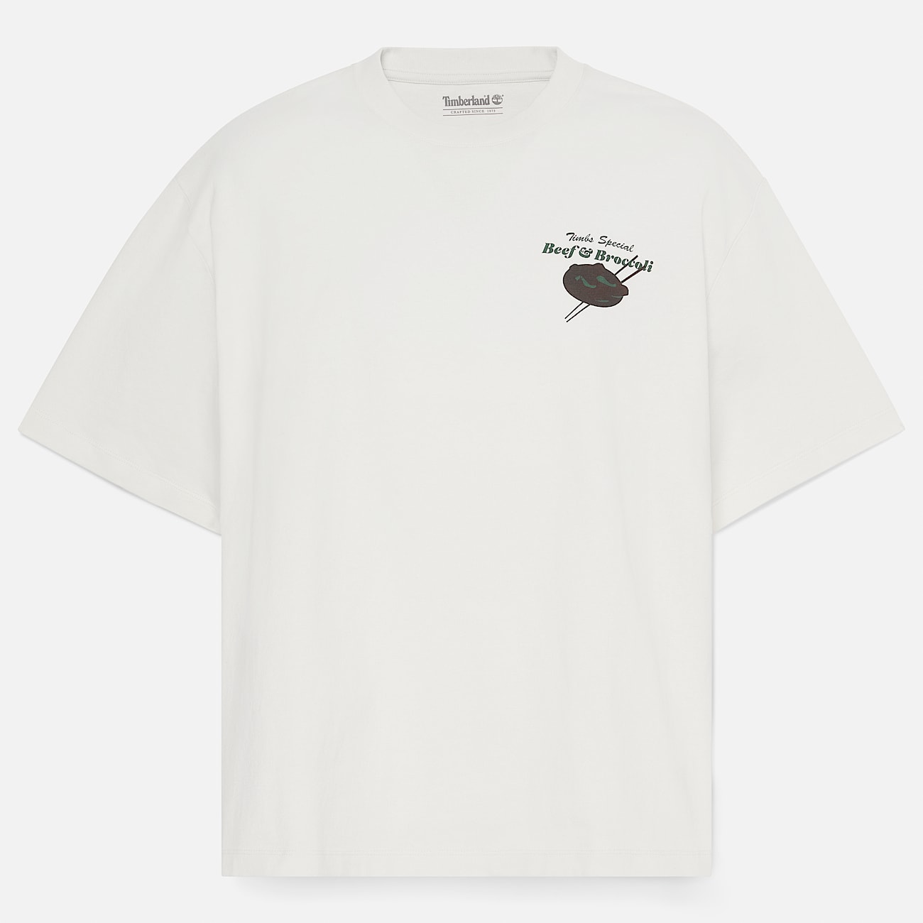 Tshirt Grafica Beef  Broccoli da Uomo in bianco TBL bianco HERO