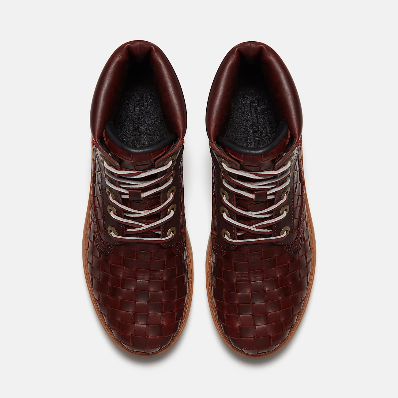 Stone Street Platform 6Inch Woven Boot for Women in Burgundy TBL Burgundy ALT2