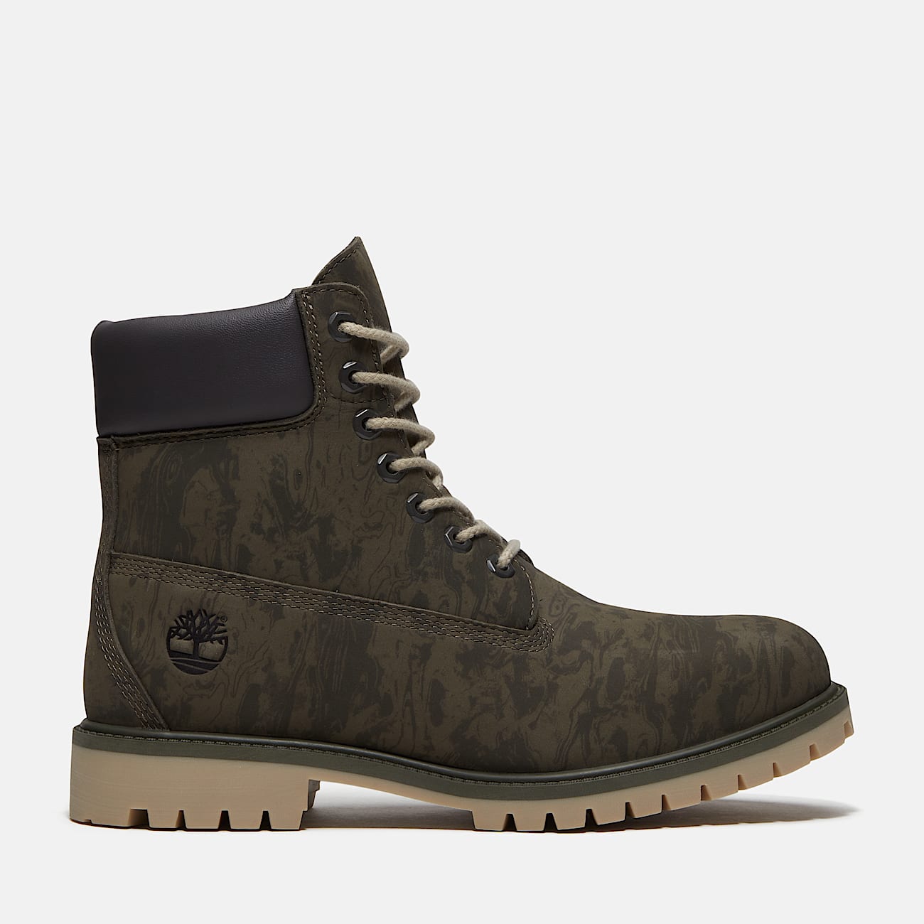 6inch Boot impermable Heritage Timberland pour homme en vert fonc TBL Verte HERO