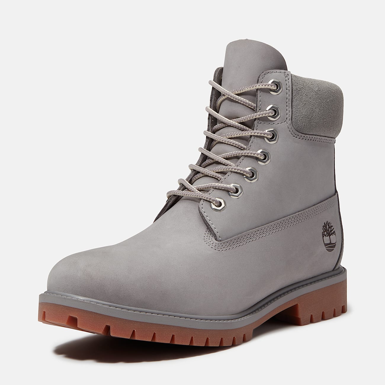 Timberland Heritage 6Inch Waterproof Boot for Men in Grey TBL Grey ALT9