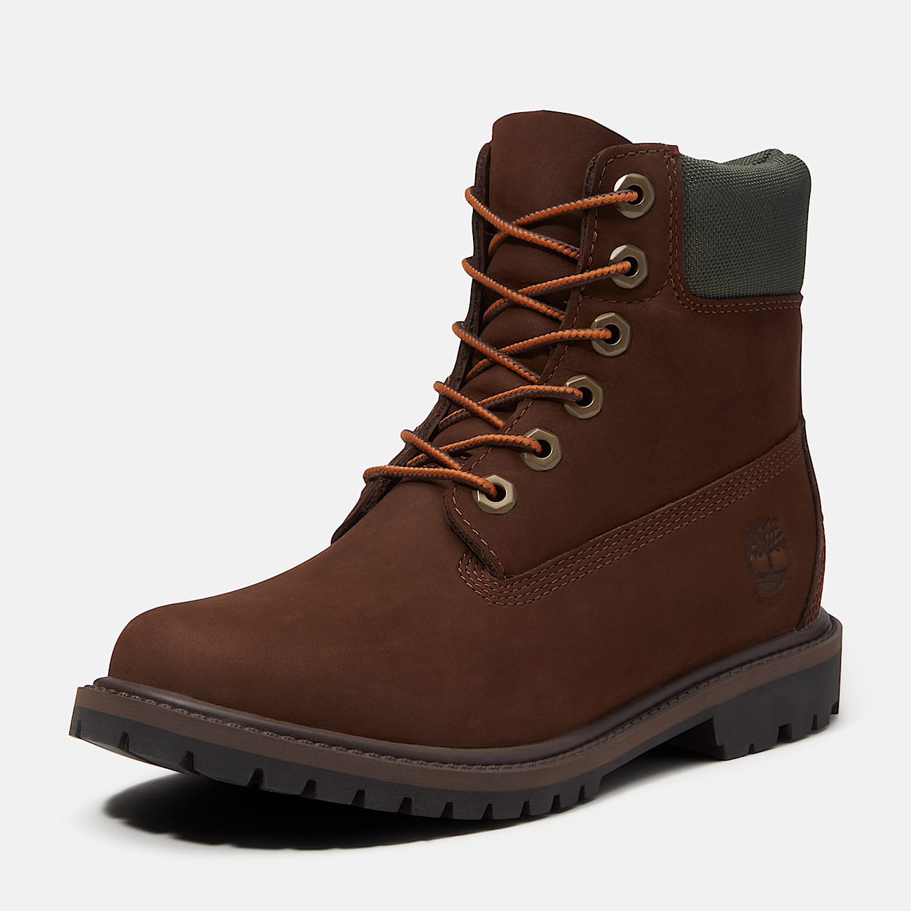Vandtt Timberland Premium 6tommer stvle til kvinder i mrkebrun TBL Brun ALT9