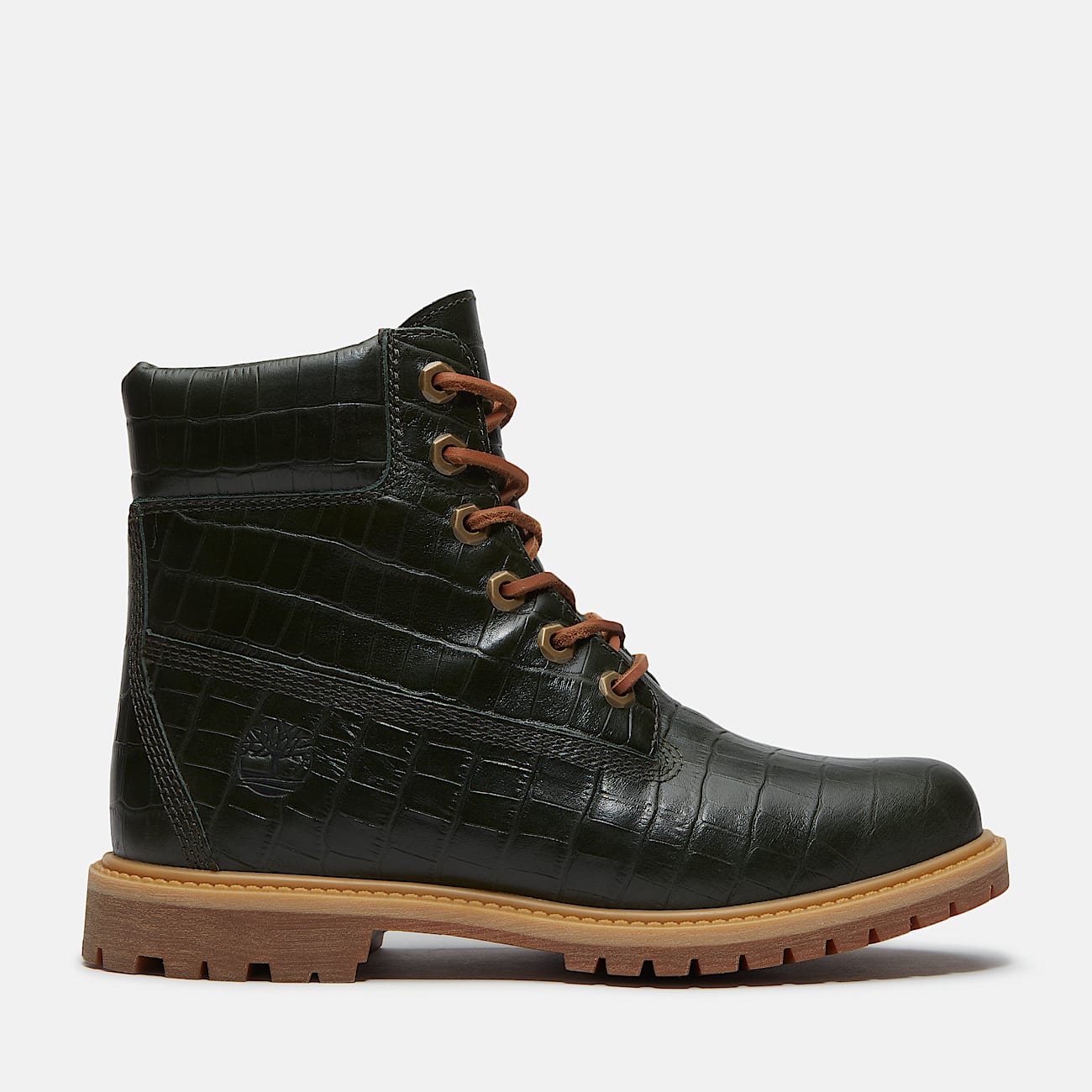 Timberland Premium 6Inch Boot for Women in Dark Green TBL Green HERO