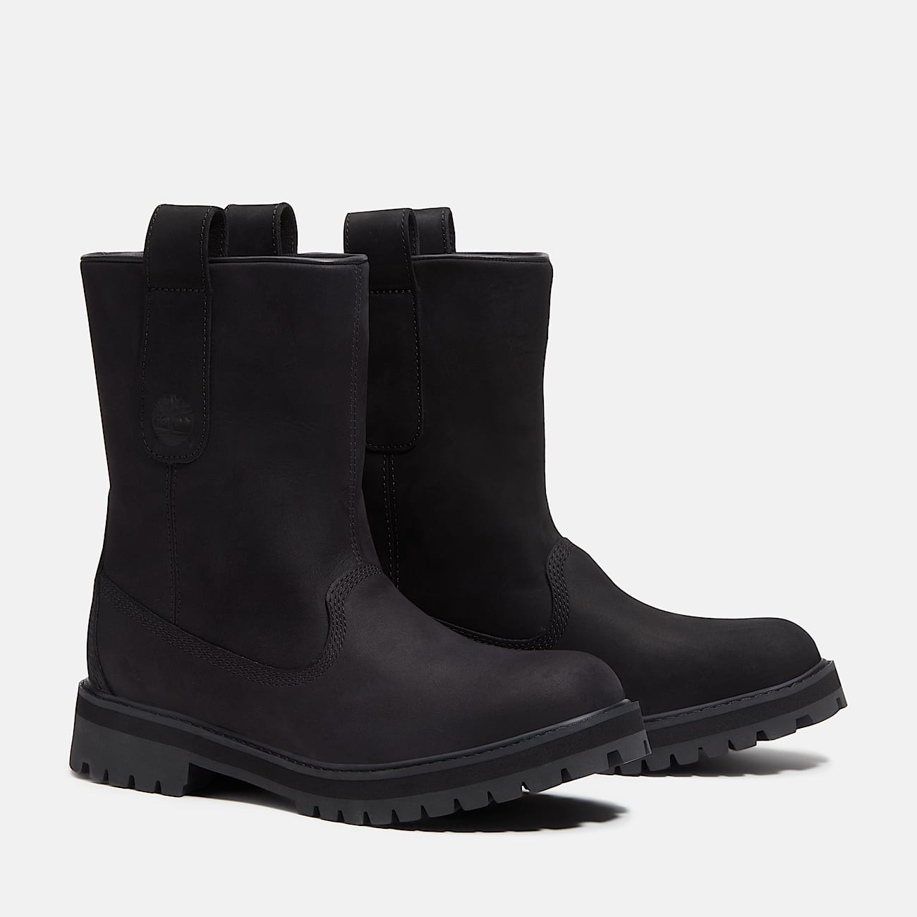 Timberland Heritage Mid PullOn Boot for Men in Black TBL Black ALT4