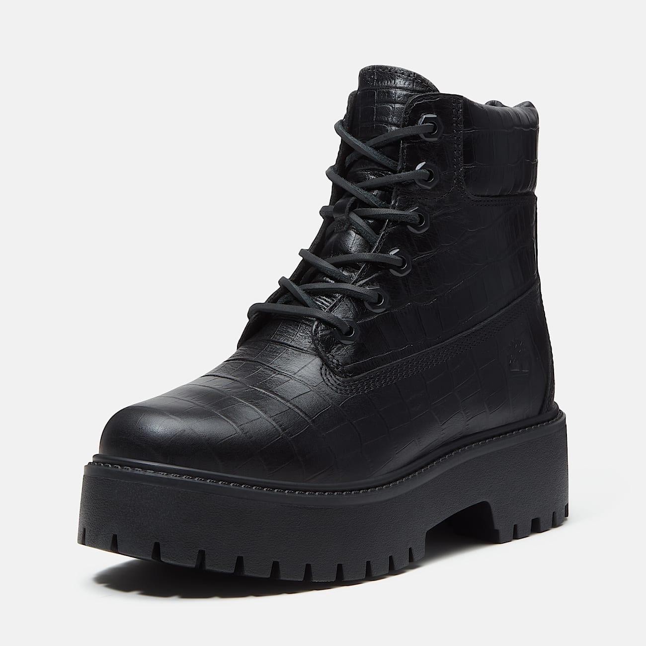 Botas 6Inch con plataforma Stone Street para mujer en negro TBL negro ALT9