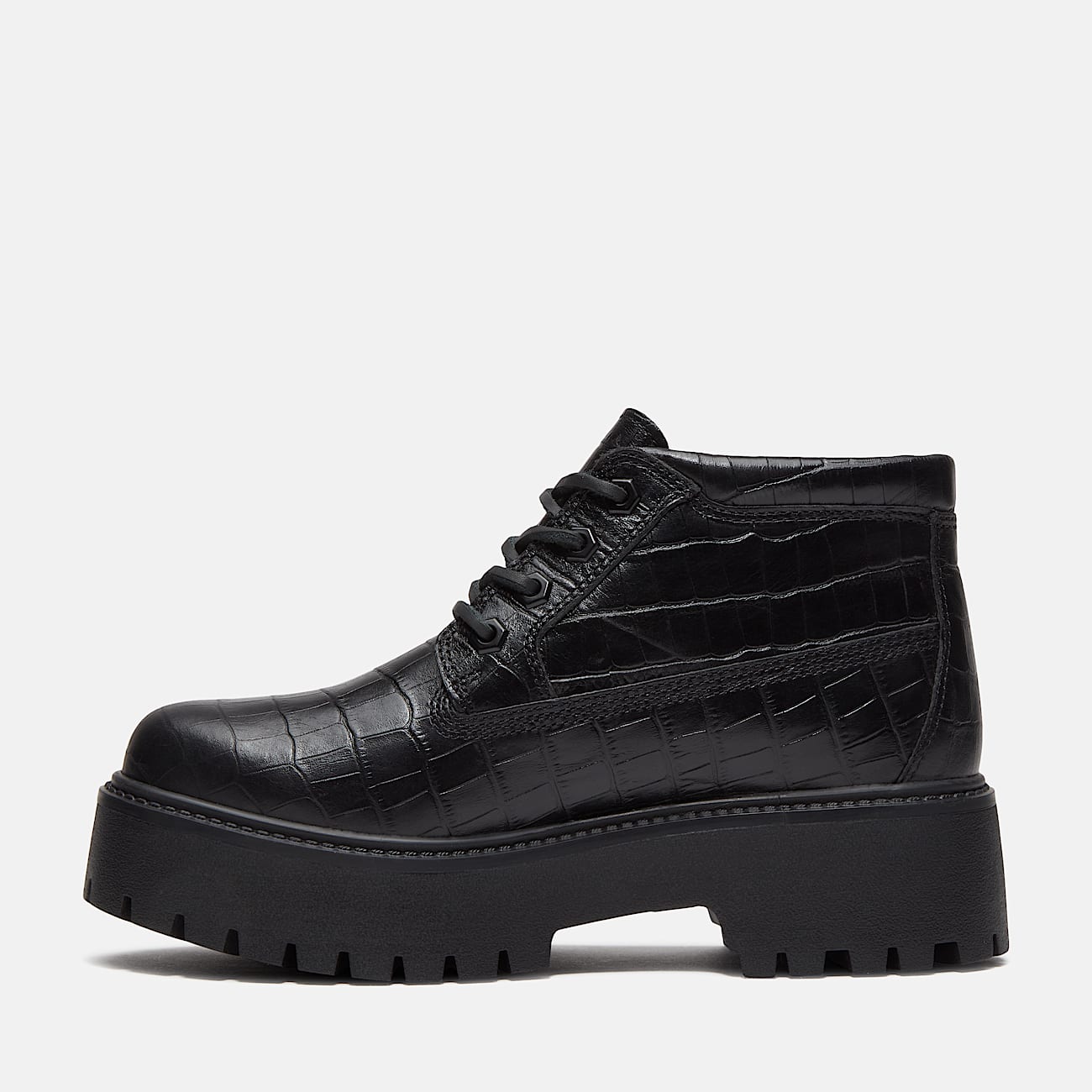 Stone Street Platform Mid Boot for Women in Black TBL Black ALT6