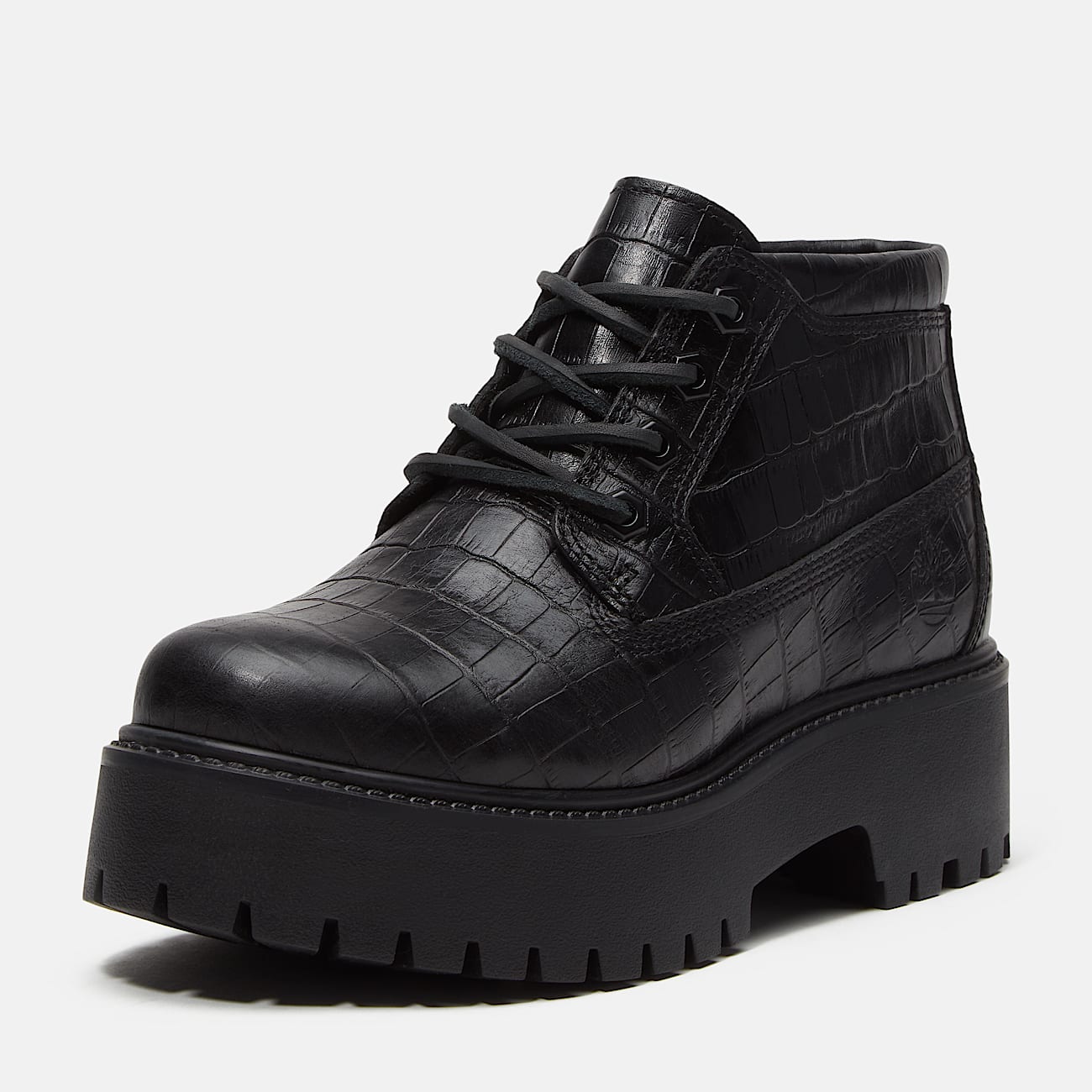Stone Street Platform Mid Boot for Women in Black TBL Black ALT10