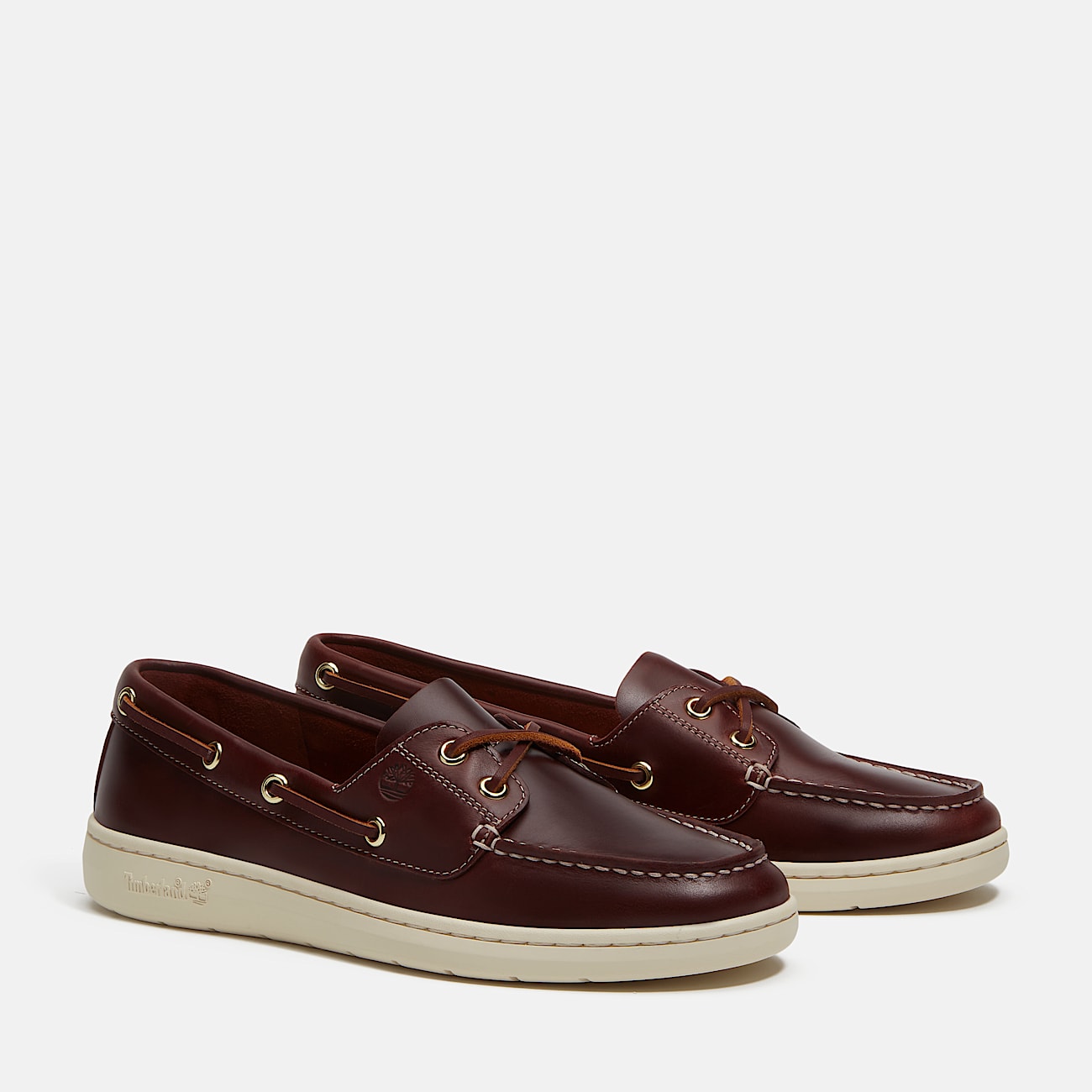 Chaussure bateau Portofino Pier pour femme en bordeaux TBL bordeaux ALT4
