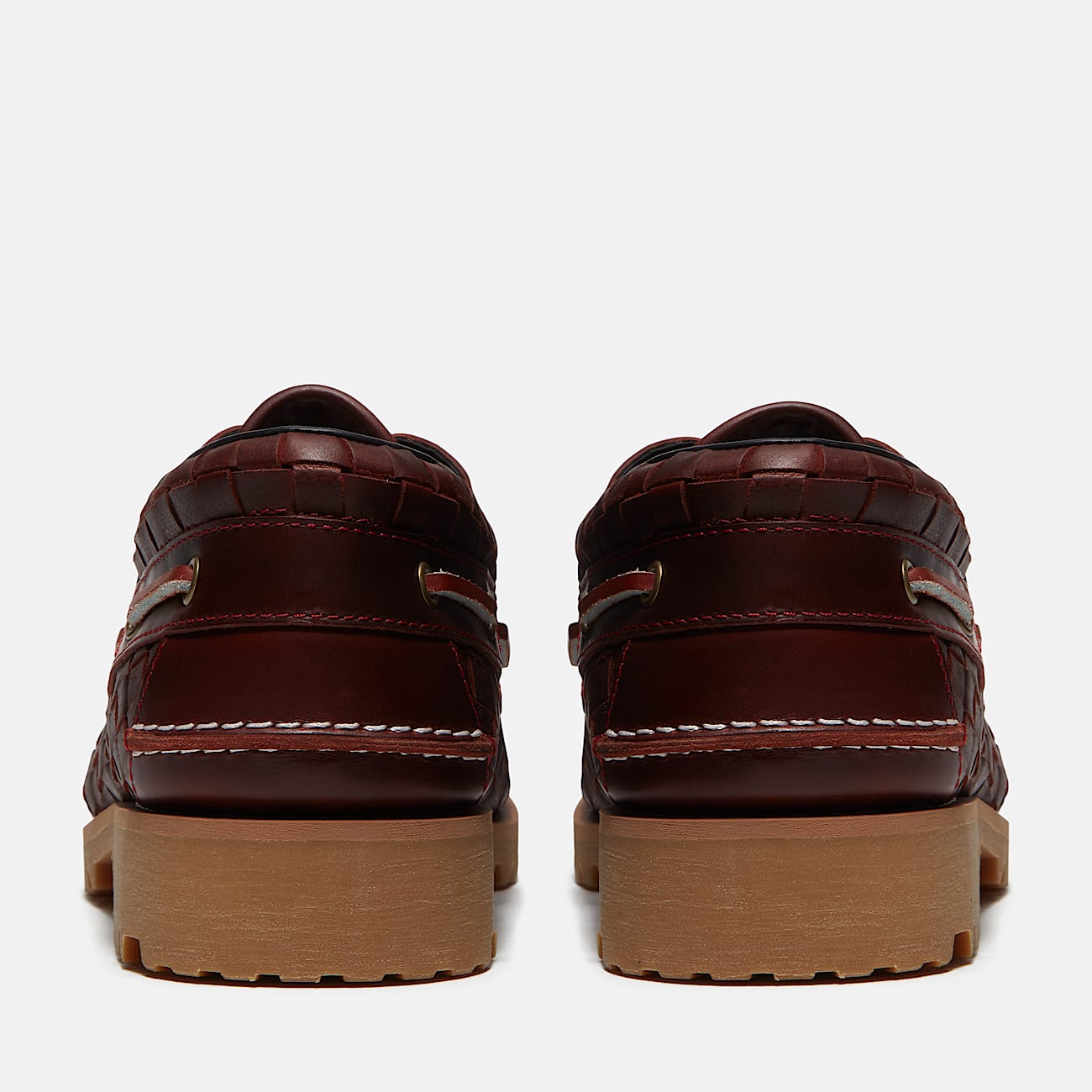 Timberland Authentic Boat Shoe for Men in Burgundy TBL Burgundy ALT5
