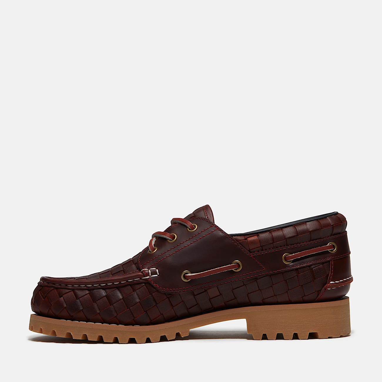 Timberland Authentic Boat Shoe for Men in Burgundy TBL Burgundy ALT6
