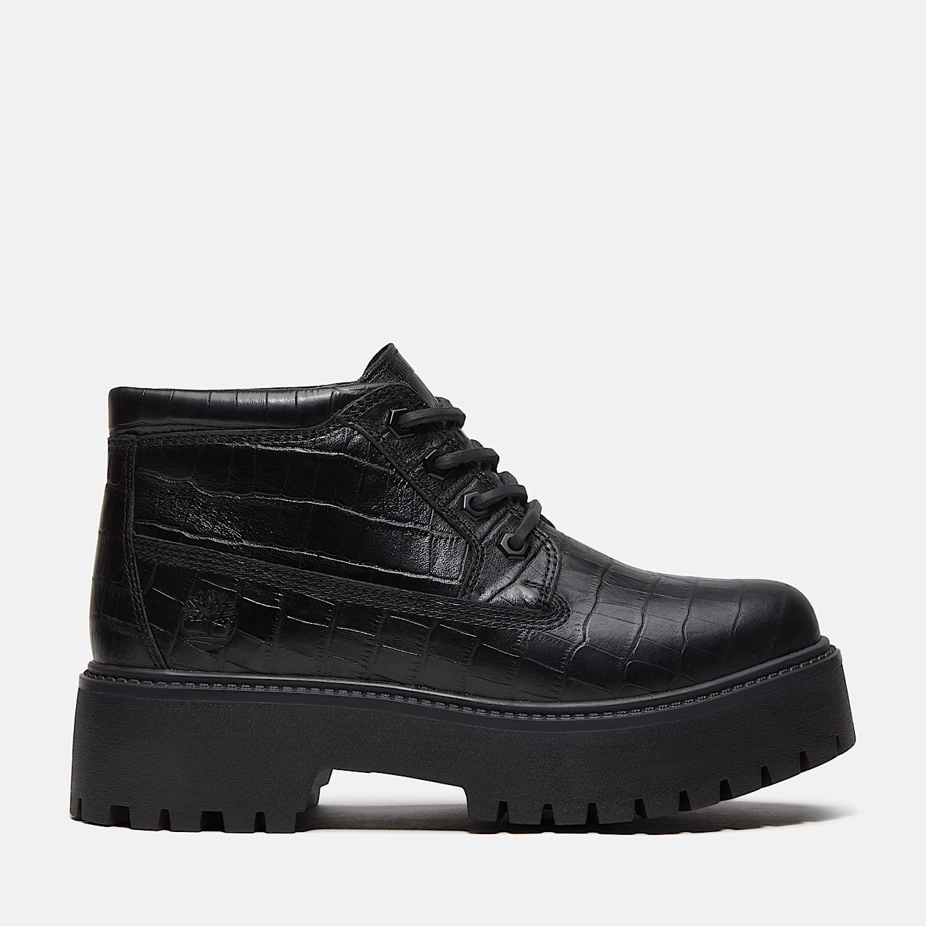 Stone Street Platform Mid Boot for Women in Black TBL Black HERO