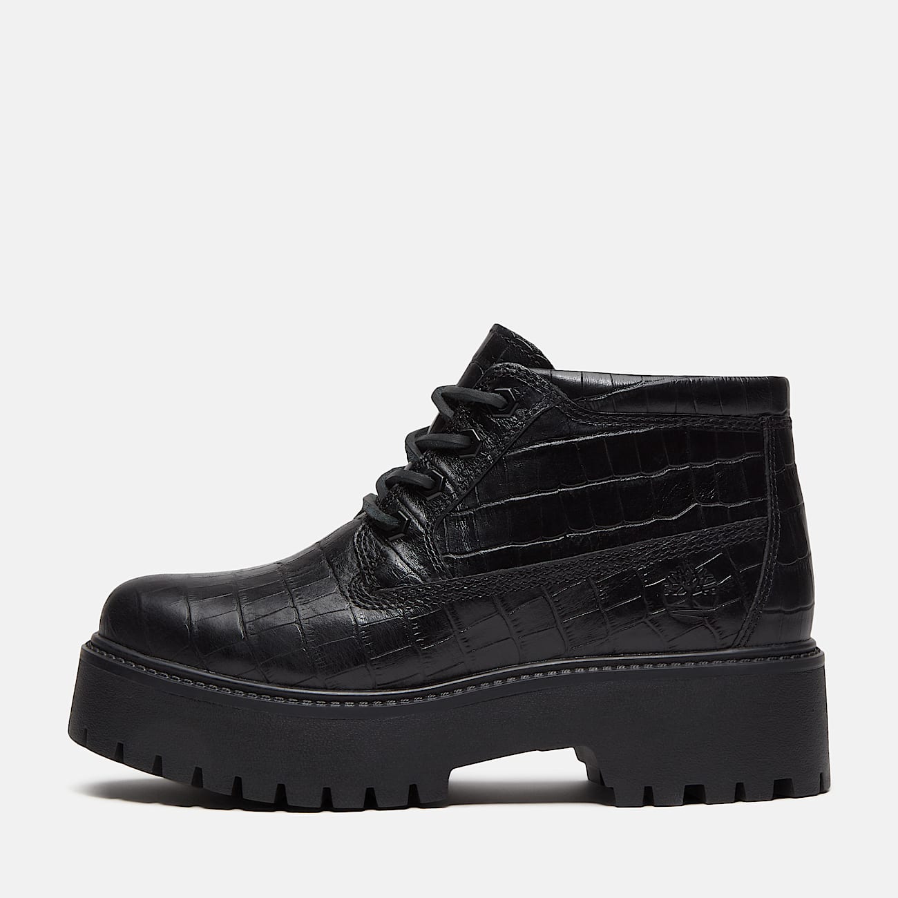 Stone Street Platform Mid Boot for Women in Black TBL Black ALT9