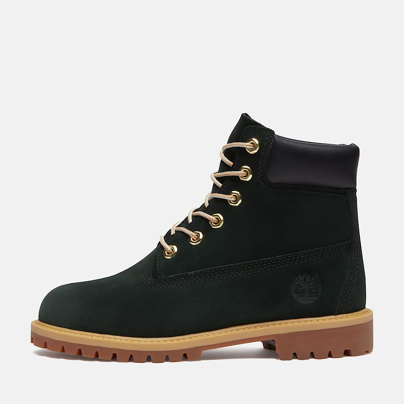 Wasserdichter Timberland Premium 6Inch Boot fr Kinder in Dunkelgrn TBL Grn ALT10