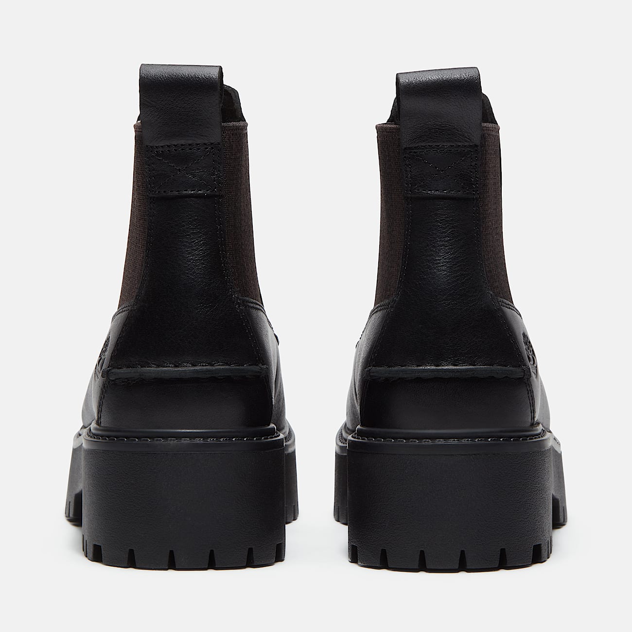 Stone Street Platform Chelsea Boot for Women in Black TBL Black ALT5