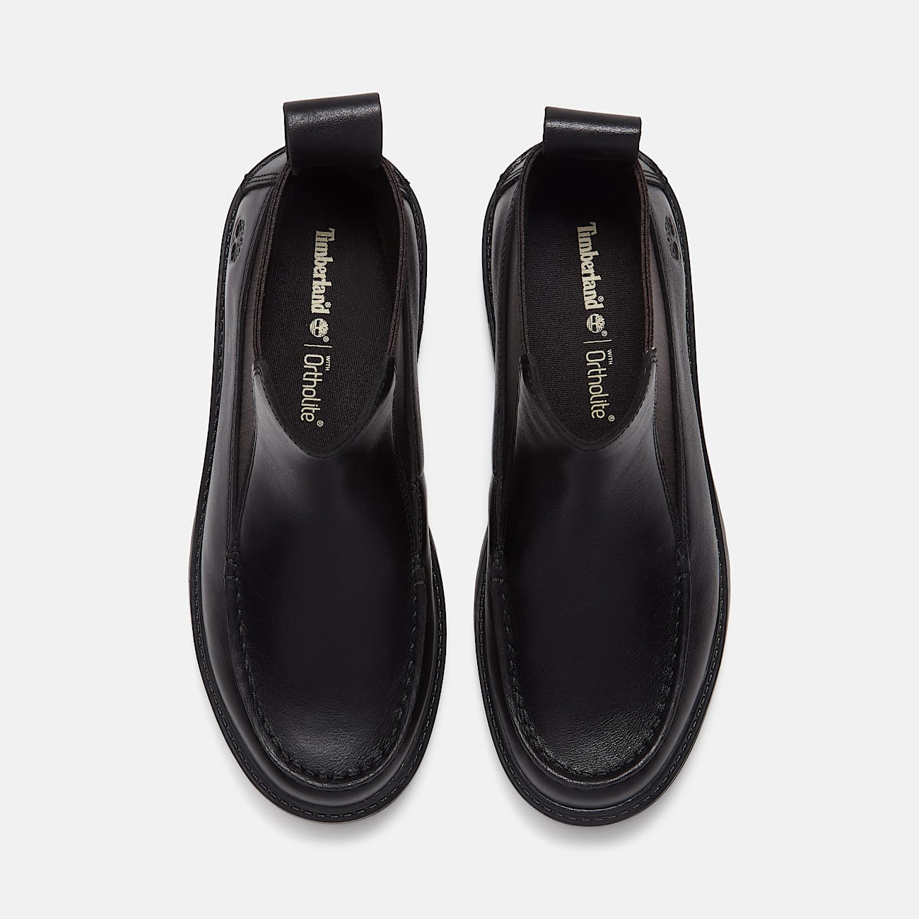 Stone Street Platform Chelsea Boot for Women in Black TBL Black ALT2
