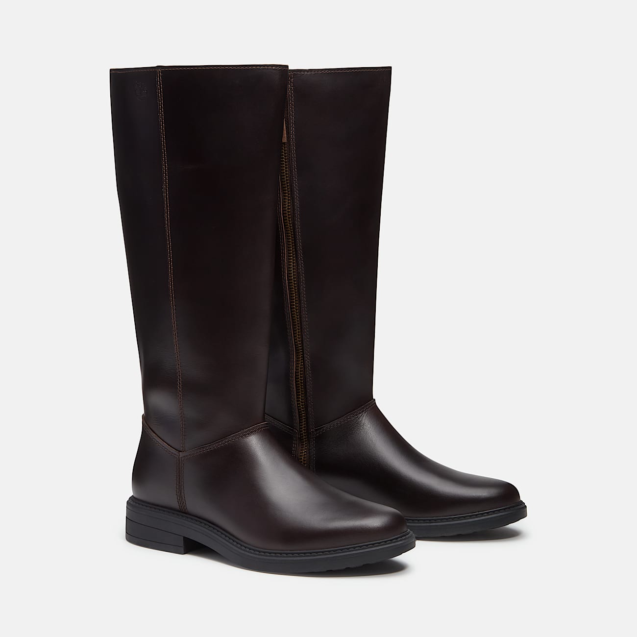 Stormbucks Tall Side Zip Boot for Women in Dark Brown TBL Brown ALT4