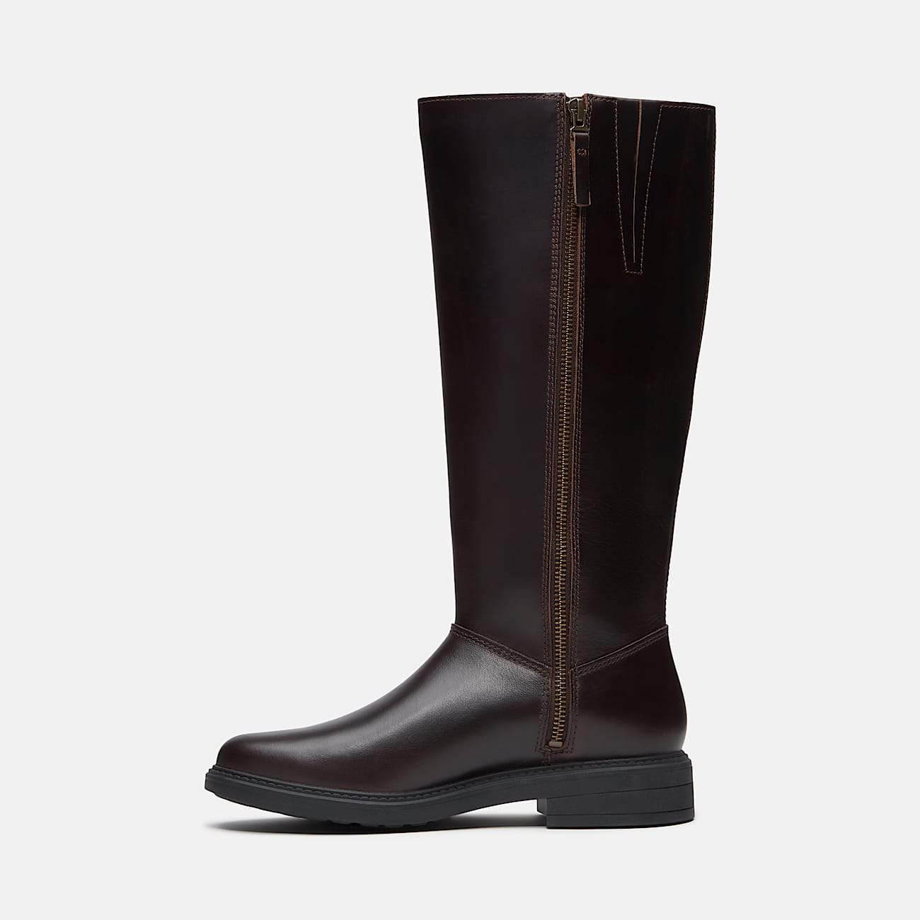 Stormbucks Tall Side Zip Boot for Women in Dark Brown TBL Brown ALT6
