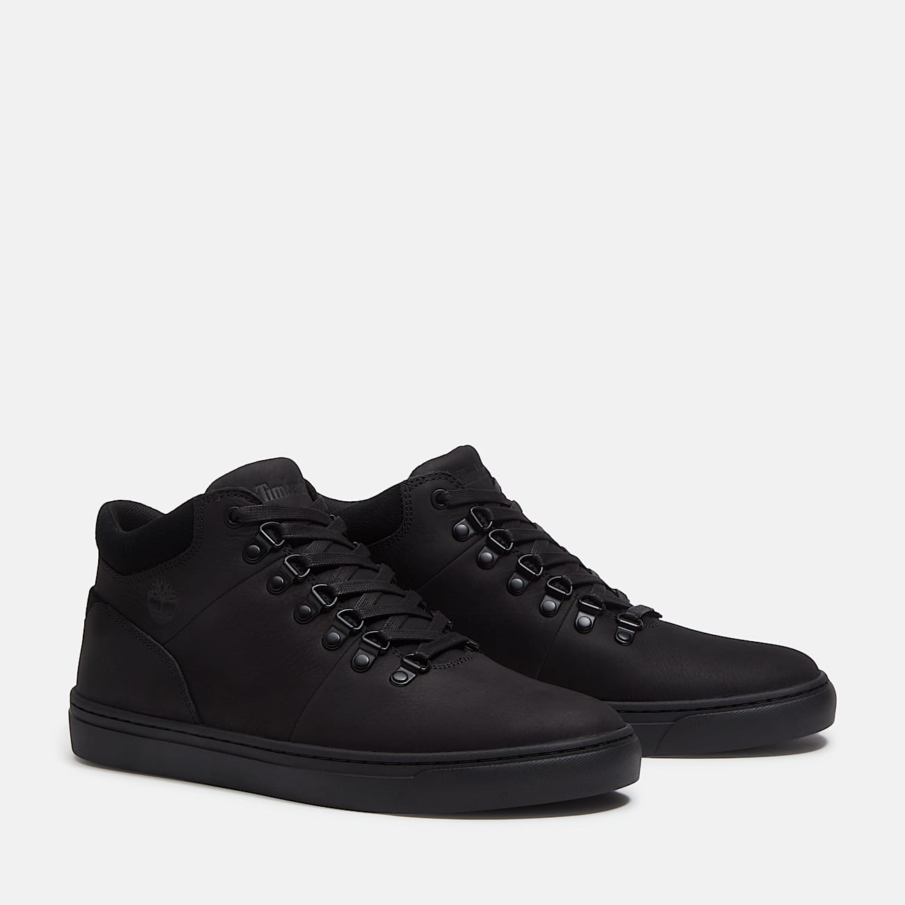 Lisbon Hill Mid Trainer for Men in Black TBL Black ALT4