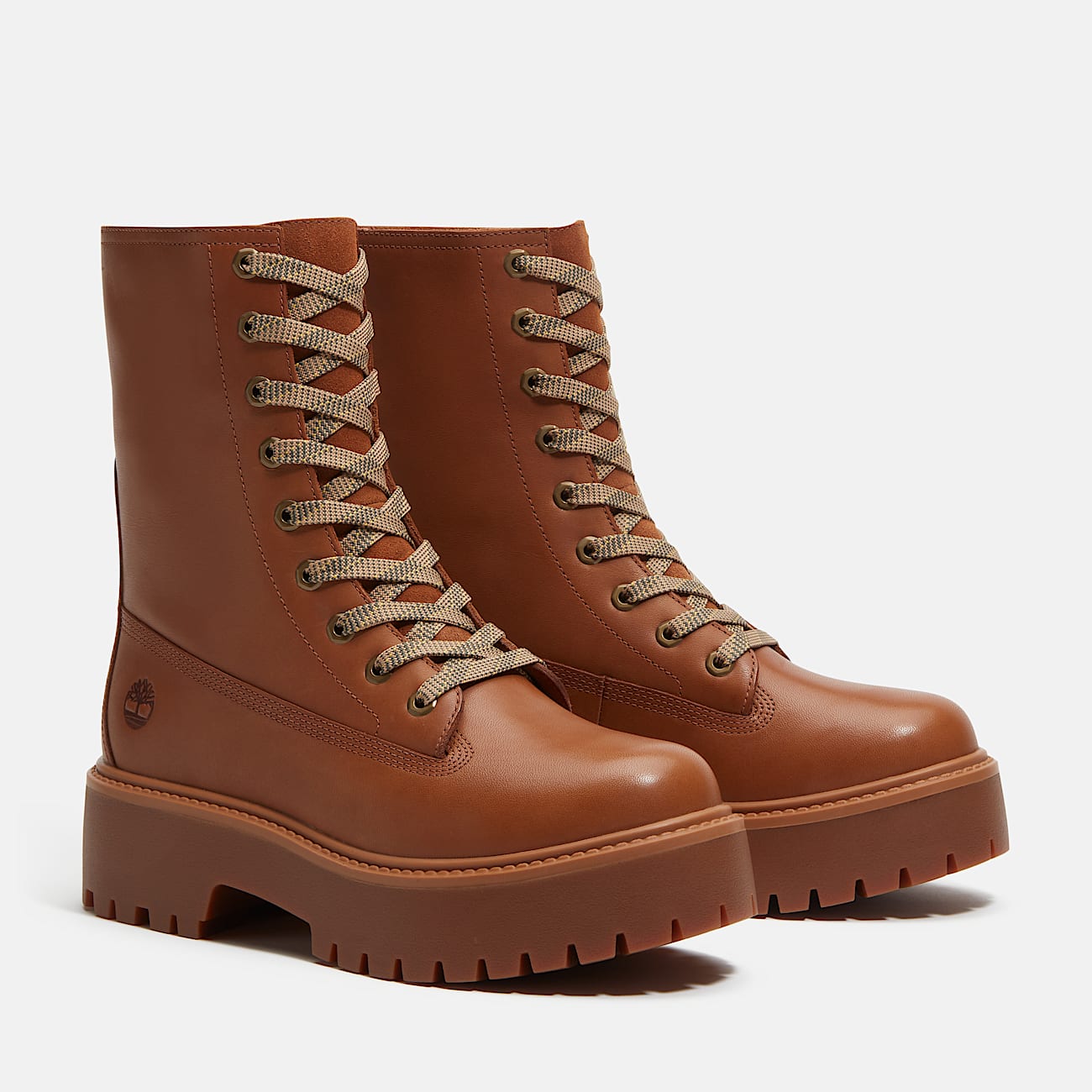 Stone Street Platform Mid Boot for Women in Brown TBL Brown ALT4