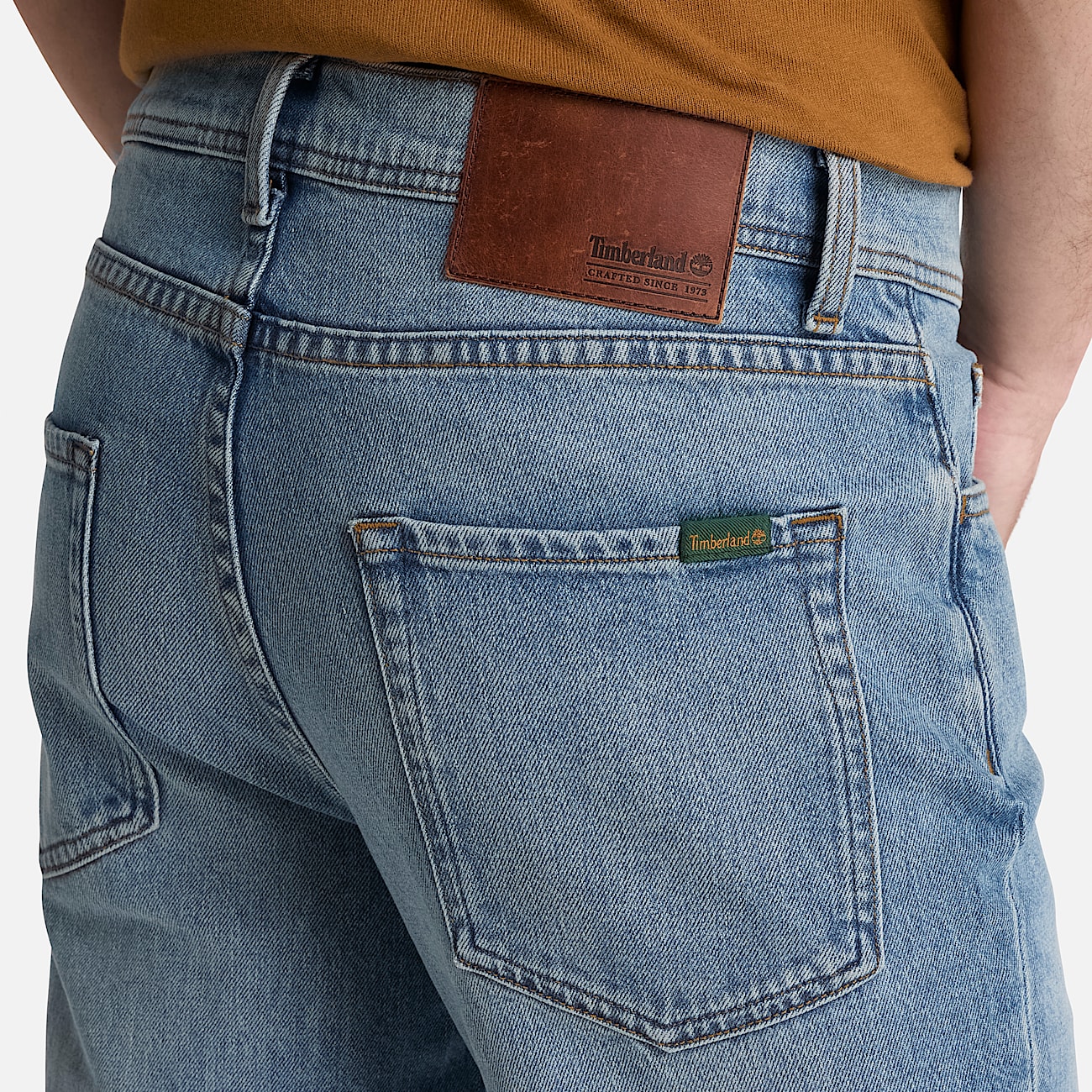 Straight Denim Trouser for Men in Light Blue TBL Blue ALT3