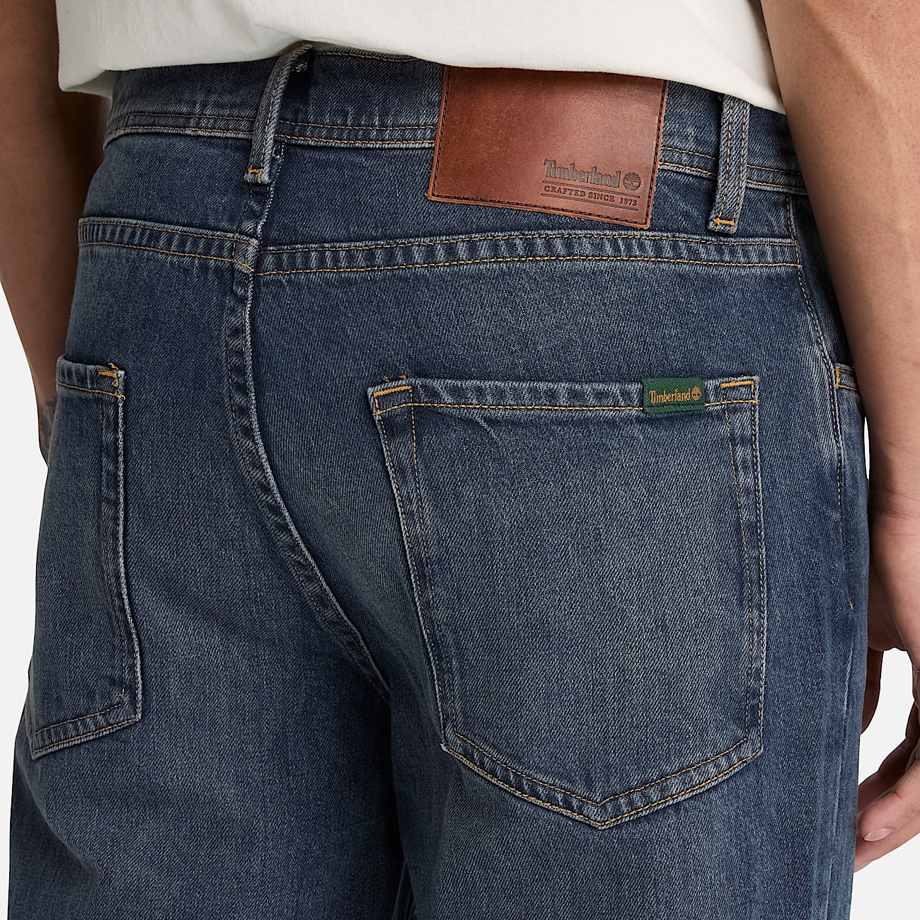 Straight Denim Trouser for Men in Dark Blue TBL Blue ALT3