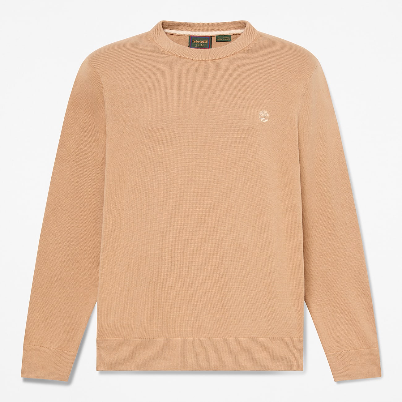 Williams River Cotton Crewneck Jumper for Men in Light Brown TBL Brown HERO