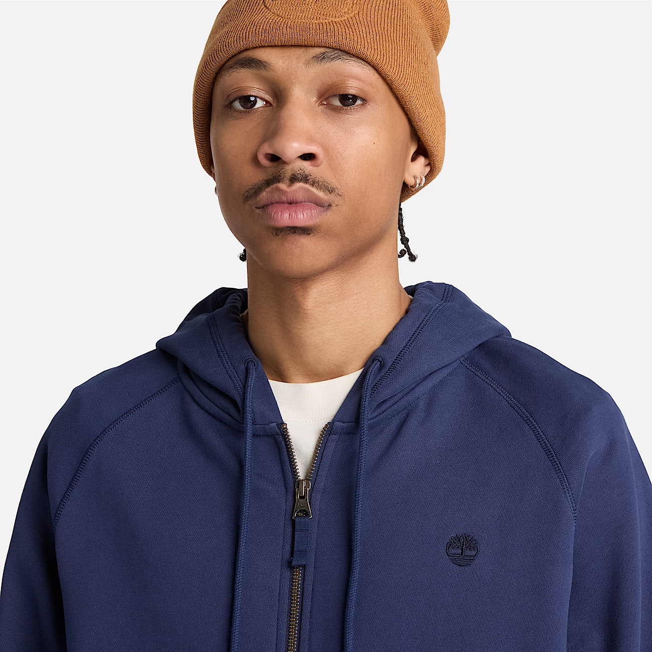 Exeter River FullZip Hoodie for Men in Dark Blue TBL Blue ALT3