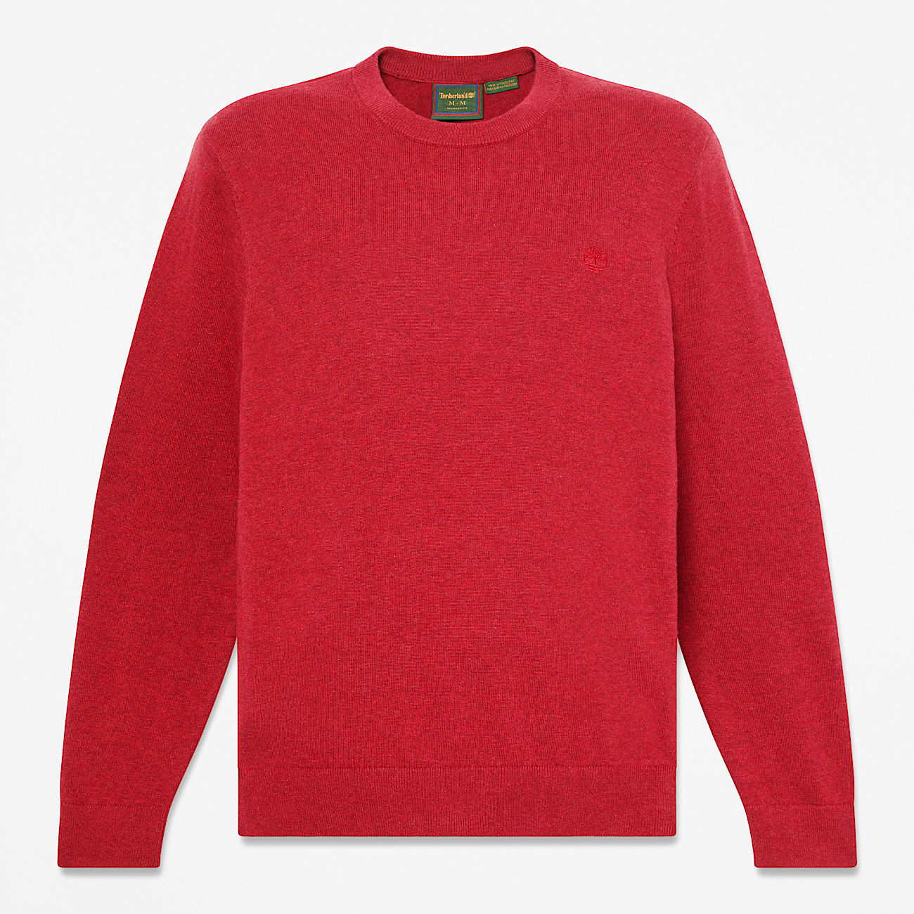Williams River Cotton Crewneck Jumper for Men in Red TBL Red HERO