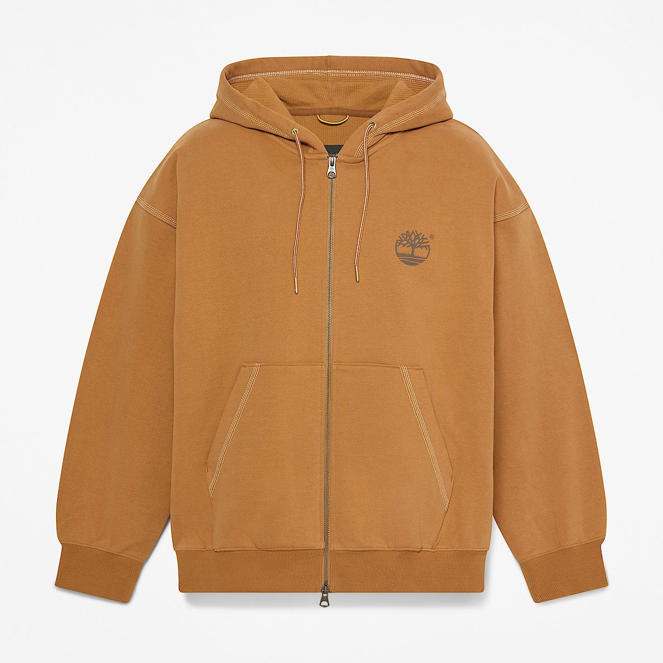 Sweat  capuche zipp Iconic pour homme en jaune TBL jaune HERO