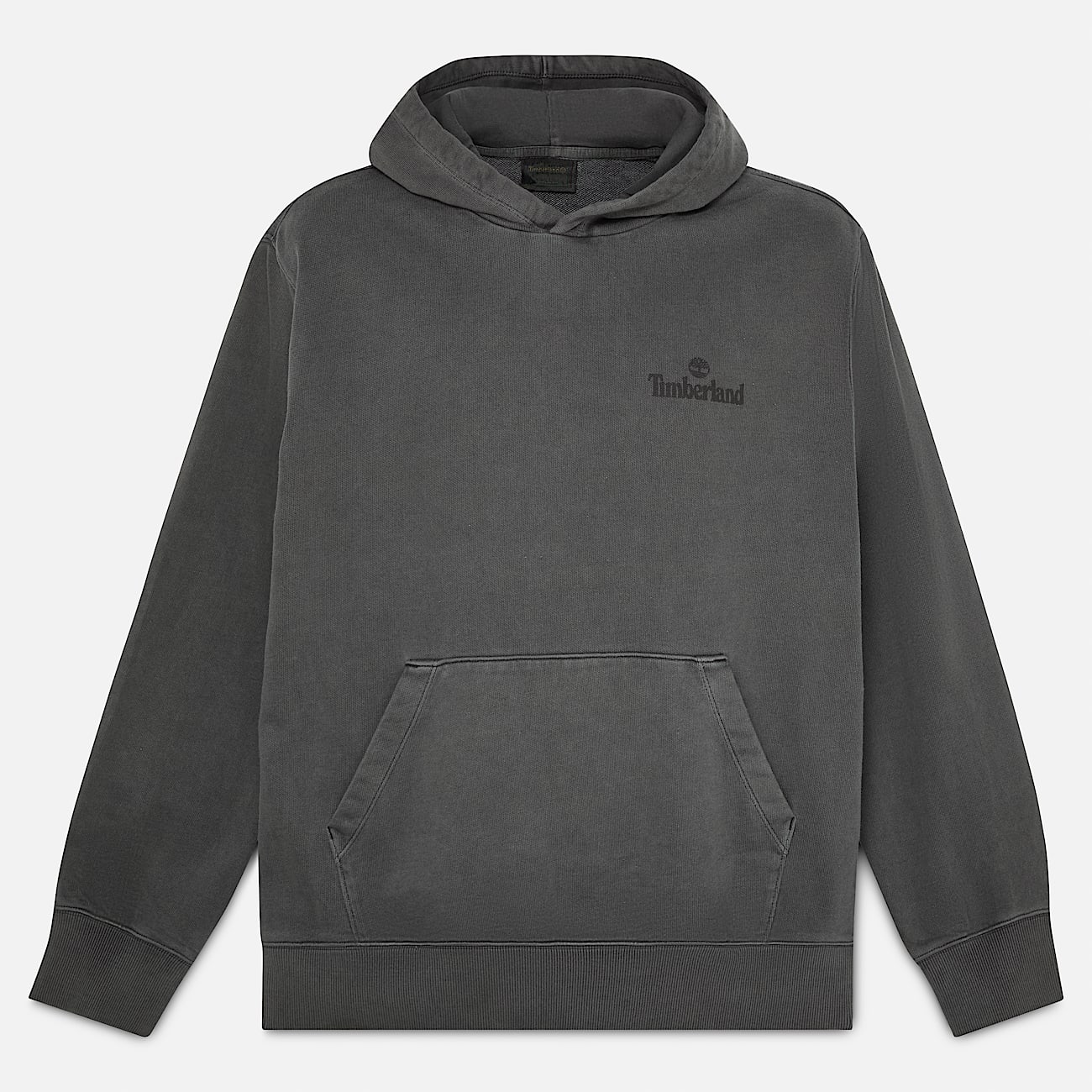 South Cabot Garment Dye Hoodie for Men in Black TBL Black HERO