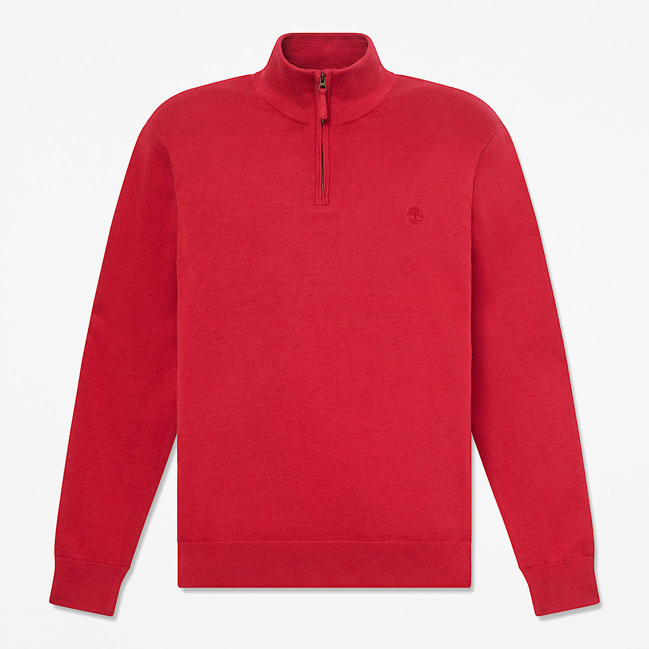 Jersey de algodn con cremallera de 14 Williams River para hombre en rojo TBL rojo HERO