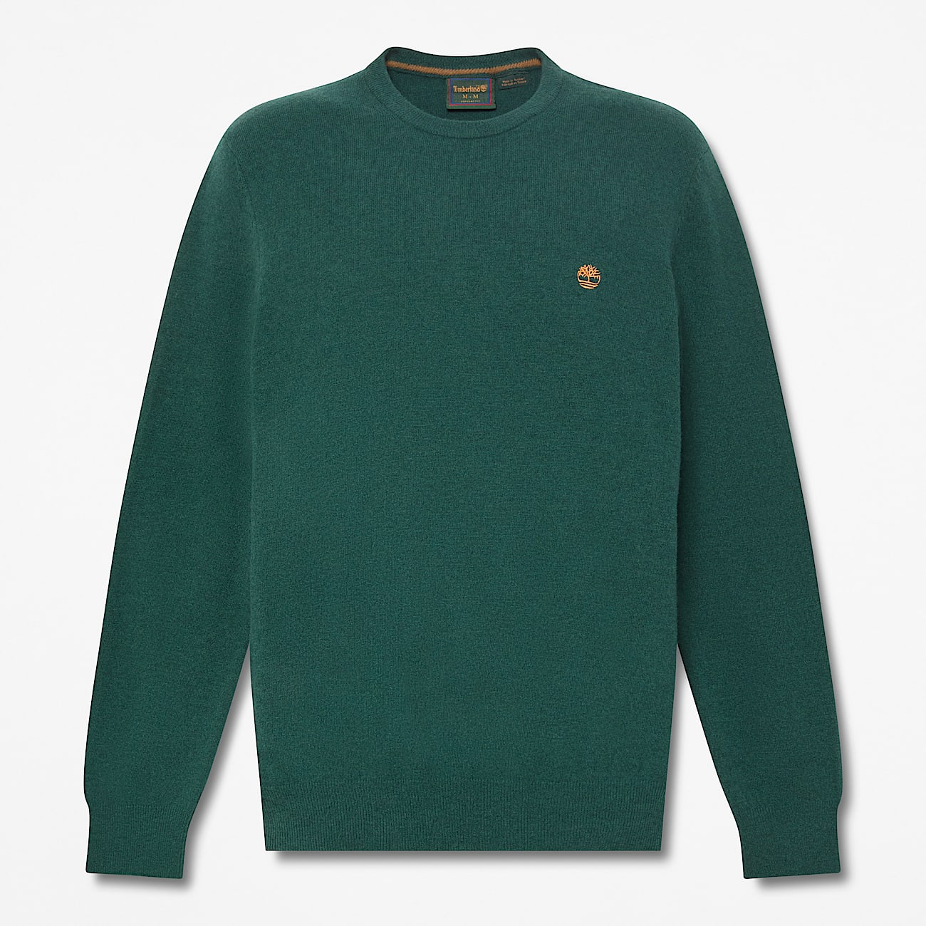 Cohas Brook Pullover mit Rundhalsausschnitt aus Merinowolle fr Herren in Dunkelgrn TBL Grn HERO