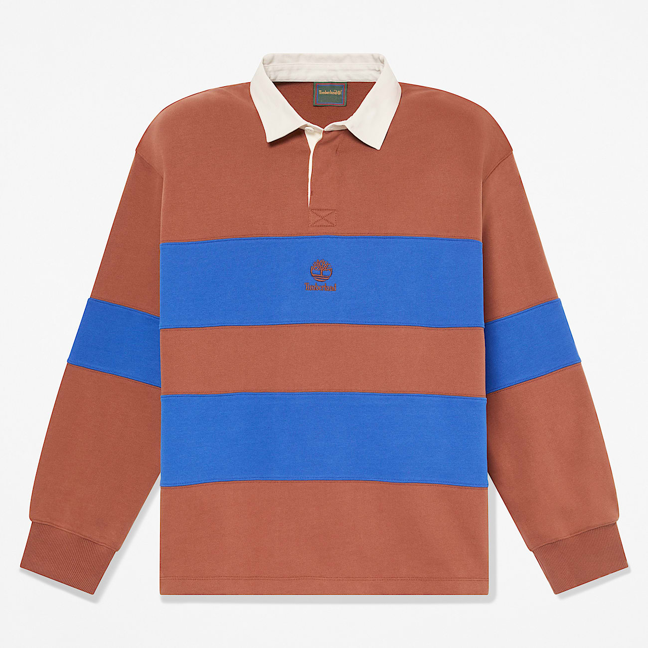 Rugby Polo Sweatshirt for Men in BrownBlue TBL Brown HERO