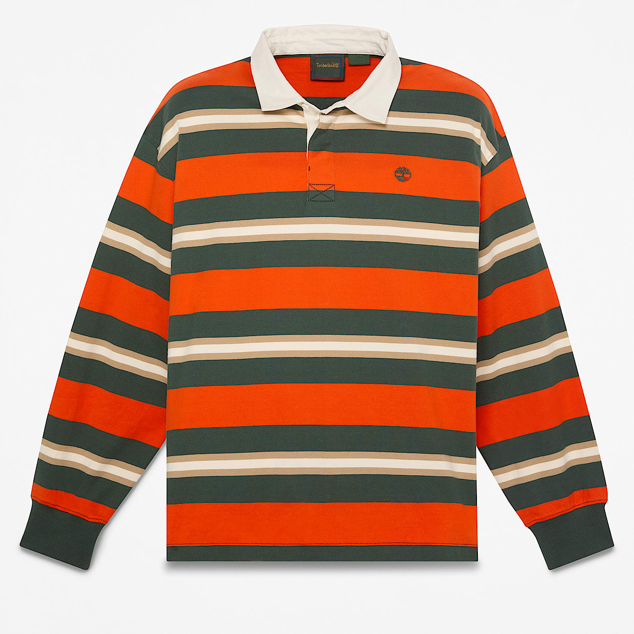 Polo de rugby de manga larga para hombre en naranja TBL naranja HERO