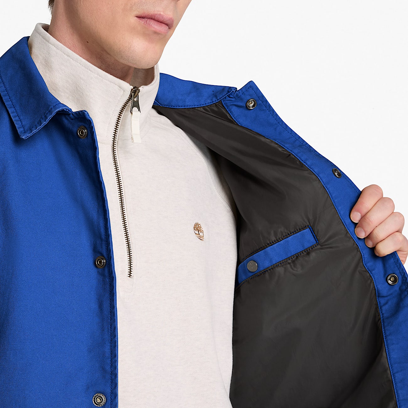 Coach Jacket for Men in Blue TBL Blue ALT3