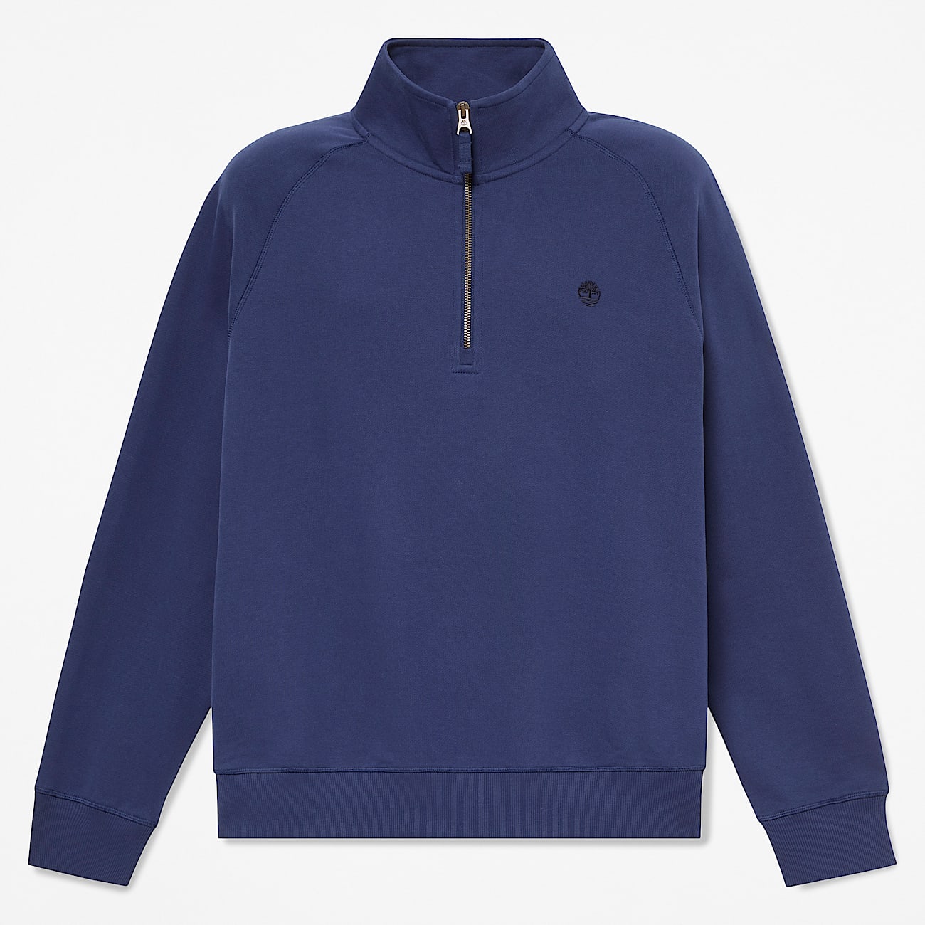 Exeter River Embroidered Logo QuarterZip Sweatshirt for Men in Dark Blue TBL Blue HERO