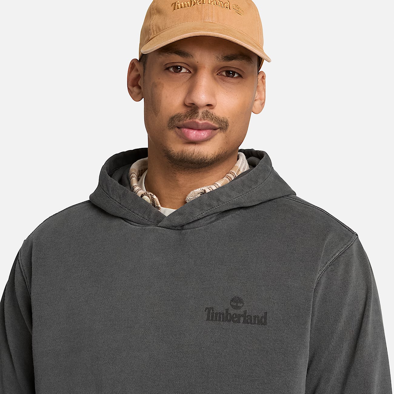 South Cabot Garment Dye Hoodie for Men in Black TBL Black ALT3