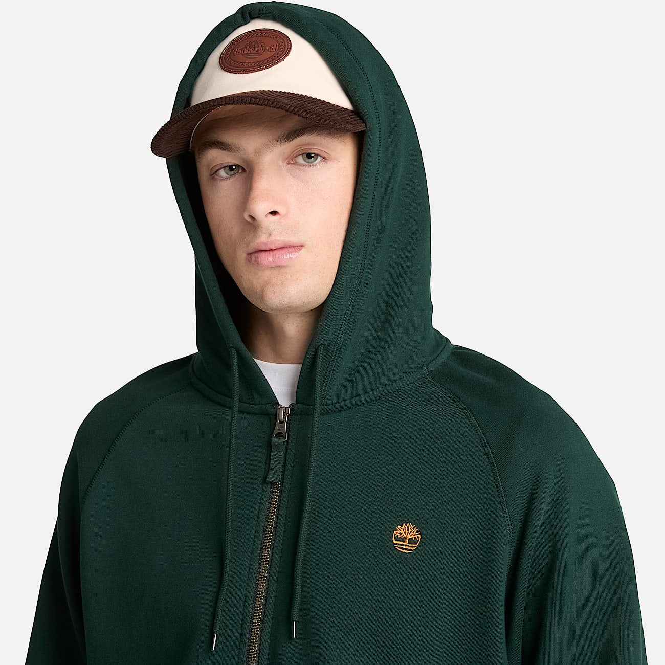 Exeter River FullZip Hoodie for Men in Dark Green TBL Green ALT3