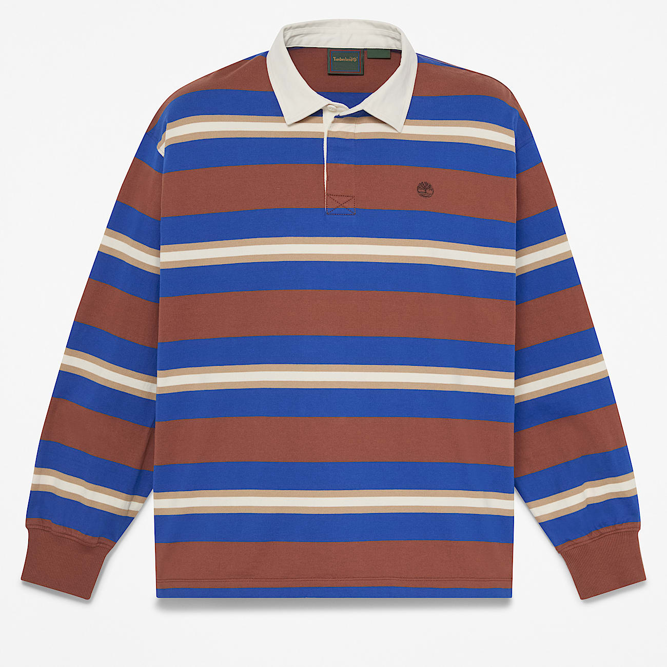 Polo Rugby a Maniche Lunghe da Uomo in marrone TBL marrone HERO