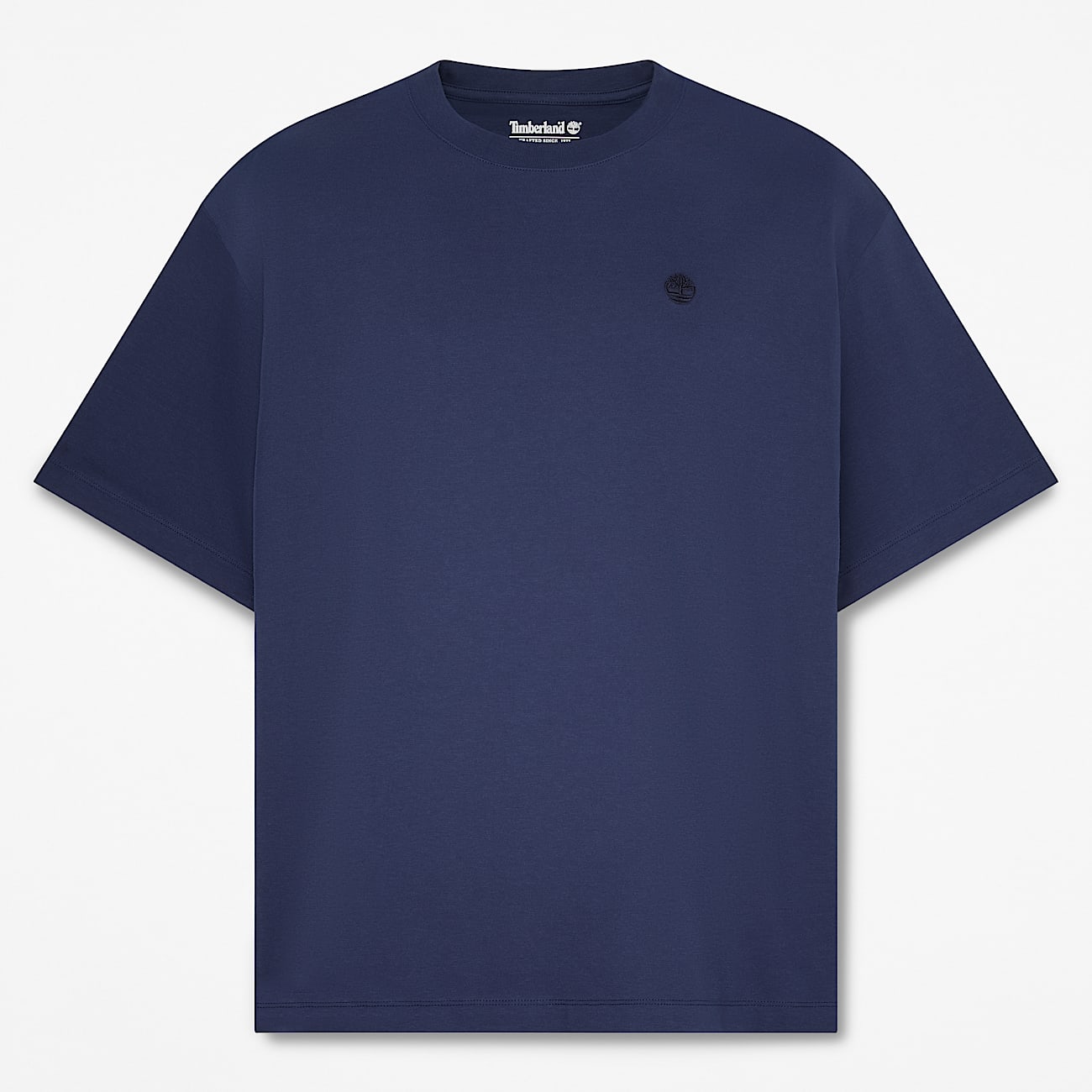 Dunstan River Relaxed ShortSleeve TShirt for Men in Dark Blue TBL Blue HERO