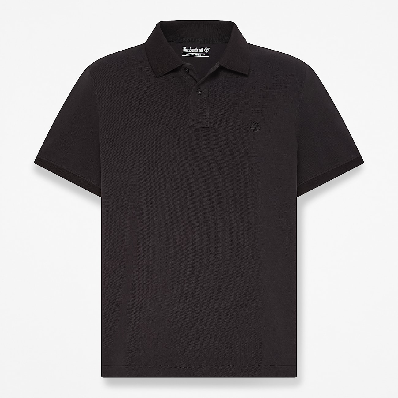 Millers River ShortSleeve Polo for Men in Black TBL Black HERO
