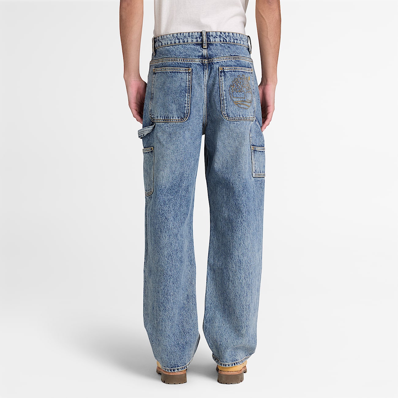 Carpenter Denim Trouser for Men in Light Blue TBL Blue ALT8