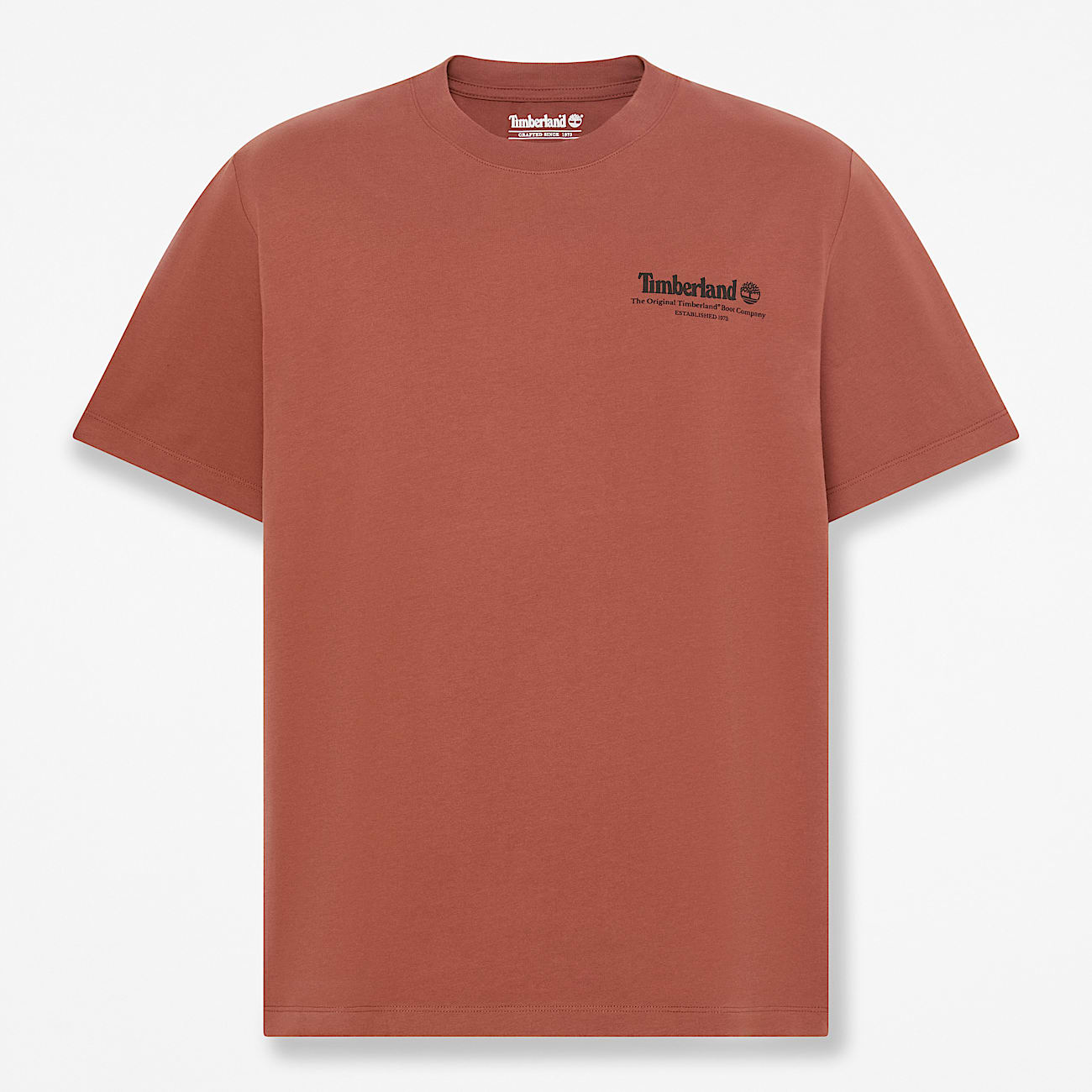 Tshirt  manches courtes et motif Bootmakers pour homme en marron TBL marron HERO