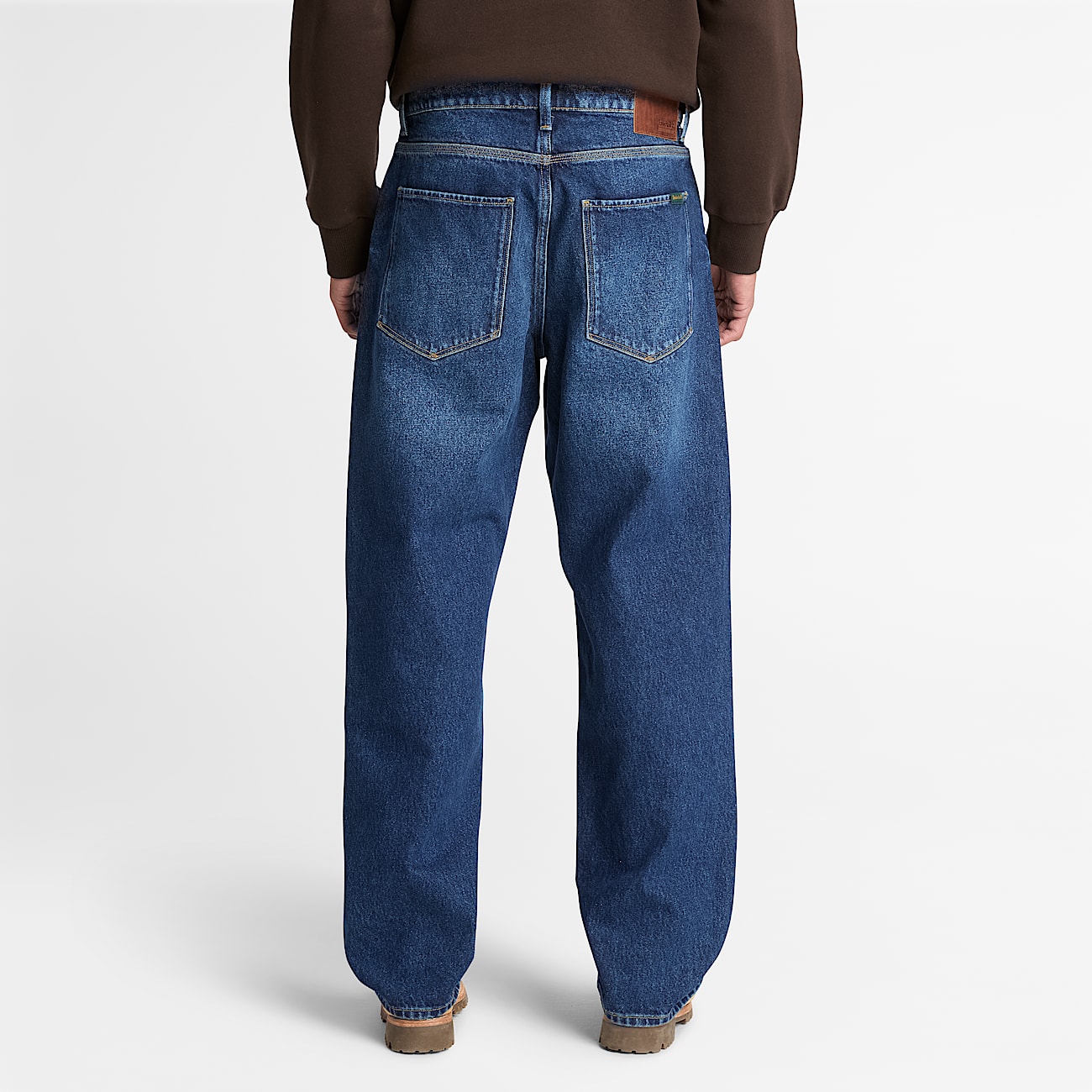 Relaxed Denim Trouser for Men in Dark Blue TBL Blue ALT8
