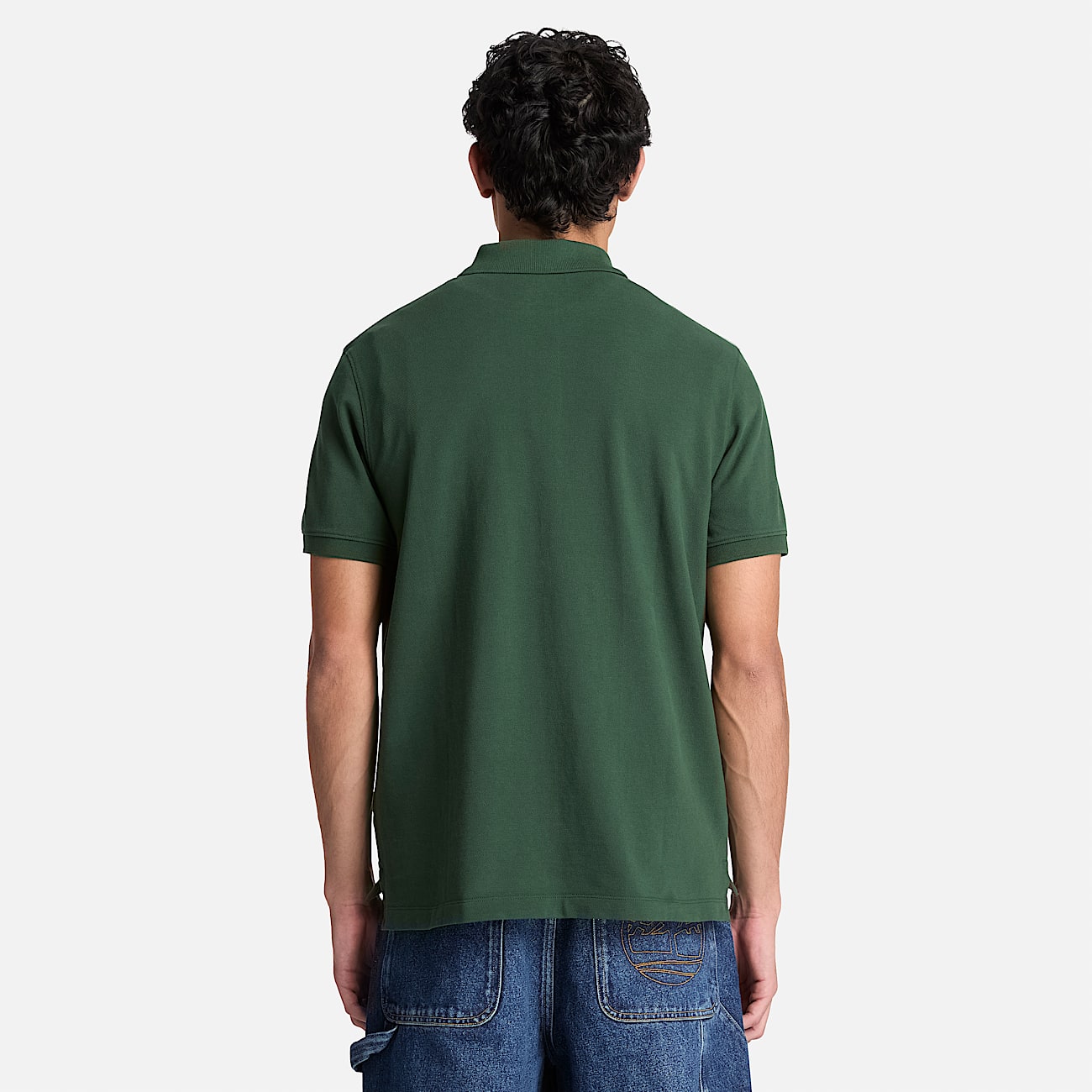 Millers River ShortSleeve Polo for Men in Dark Green TBL Green ALT8