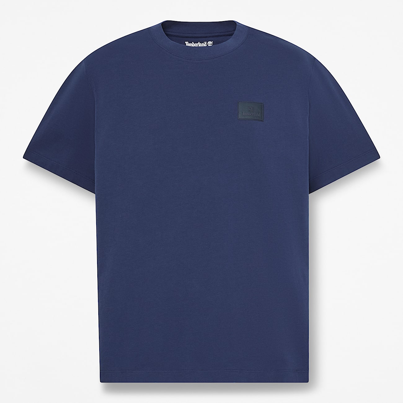 Tshirt a Maniche Corte con Targhetta in Silicone da Uomo in Blu scuro TBL blu HERO