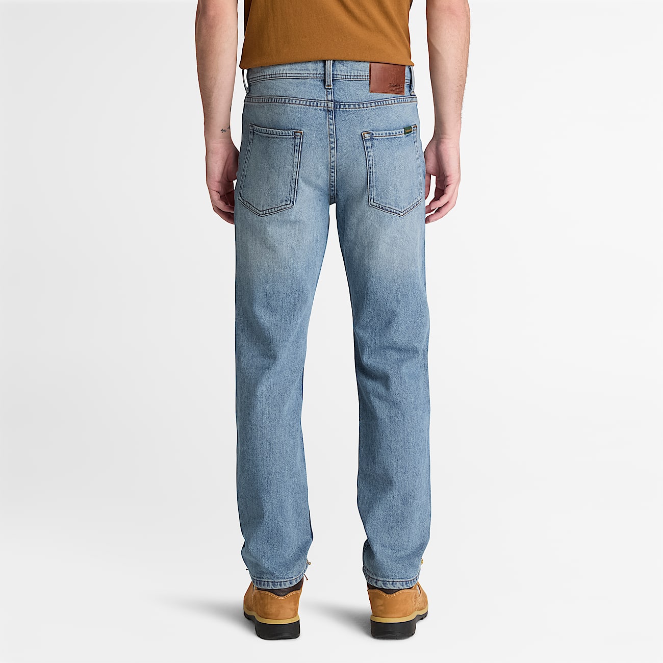 Straight Denim Trouser for Men in Light Blue TBL Blue ALT8