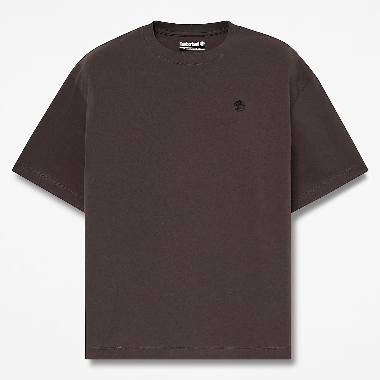 Dunstan River Relaxed ShortSleeve TShirt for Men in Black TBL Black HERO