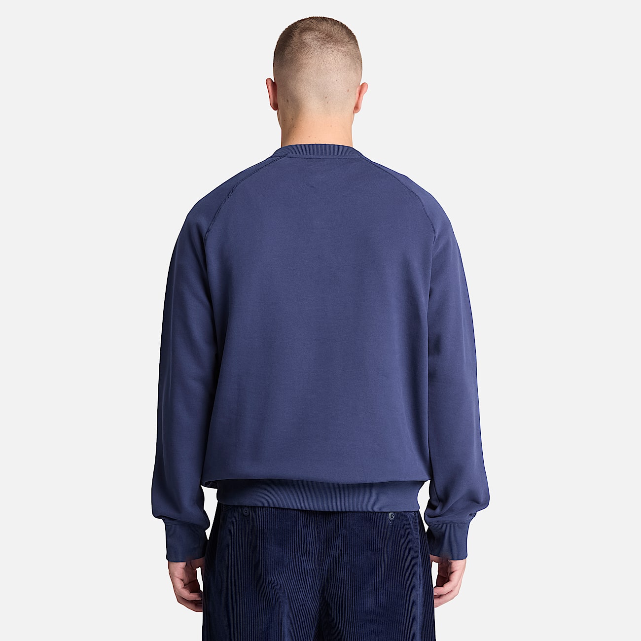 Exeter River Crew Sweatshirt for Men in Dark Blue TBL Blue ALT8