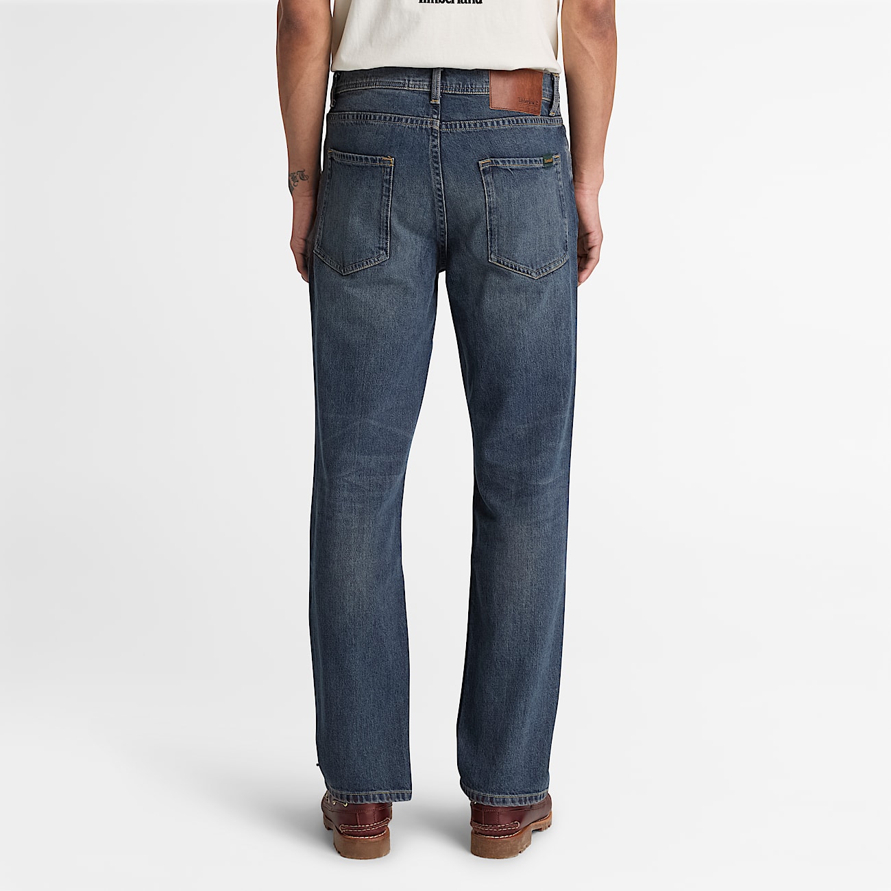Straight Denim Trouser for Men in Dark Blue TBL Blue ALT8